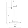 Gentec Time Flow Bib Tap Wall Mount 6 Star 3.5L/Min 6 Seconds TFT7000W thumbnail