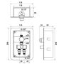 Gentec Time Flow Hot Cold Concealed Shower Mixer With Stainless In Wall Box TFT1016KIT thumbnail