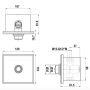 Gentec Time Flow Straight Shower Kit With Stainless In Wall Box TFT1015KIT thumbnail