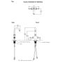 Guardian Dual Hob Mount Tap With 12" Gooseneck Spout Stainless T-3MDHG12 thumbnail