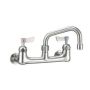 Guardian Exposed Dual Wall Mount Tap Set With 6" Swivel Spout Stainless T-3MEW06 thumbnail