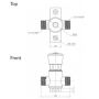 Guardian Foot Knee Valve Timed Flow 18 Seconds Stainless P-3MSS-FVTF thumbnail