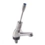 Guardian Lever Handle Pillar Tap Timed Flow 18 Second Stainless Steel T-3MSS-PT18L thumbnail