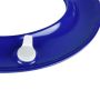Haron Melrose Blue Toilet Seat With Locking Buffers Top & Bottom Fix Hinges TS-775604  thumbnail