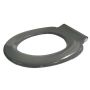 Haron Melrose Grey Toilet Seat With Locking Buffers Top & Bottom Fix Hinges TS-775705  thumbnail
