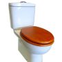 Haron TS-8600CP Pine Veneer Timber Toilet Seat Slow Close With Bottom Fix Hinges  thumbnail
