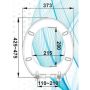 Haron TS-8600CP Pine Veneer Timber Toilet Seat Slow Close With Bottom Fix Hinges  thumbnail