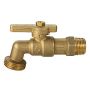 Hose Bib Brass Male Lever Quarter Turn 20mm thumbnail