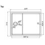 Inset Drop In Baby Bath 304 Stainless Steel 50mm Outlet M-BB-1-C thumbnail