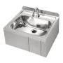 Hands Free Knee Operated Timed Flow Wall Basin Stainless AB-KNEEHB-TF thumbnail