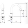 Monopoly 110mm Swivel Curved Basin Tap Spout Chrome AW2001 thumbnail