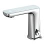 Nero Claudia Chrome Hands Free Sensor Mixer Tap White LED Panel NR222102CH Battery Power thumbnail