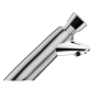 Nero SS316 Chrome Time Flow Push Button Pillar Tap 6 LPM NR202302CH thumbnail