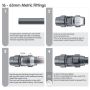 25mm Coupling Plasson Metric Poly     thumbnail