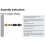 25P X 12mm Copper Coupling Plasson Metric Poly    thumbnail
