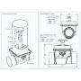150mm Pvc DWV Reflux Non Return Valve Plastec 17090  thumbnail