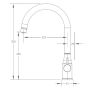 Puretec Tripla ELITE-10MB Matt Black 3-Way Water Filter Mixer Tap  thumbnail