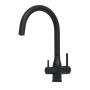 Puretec Tripla ELITE-10MB Matt Black 3-Way Water Filter Mixer Tap  thumbnail