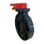 65mm 2-1/2" PVC Butterfly Valve Zinc Plated Shaft TBFV65 thumbnail