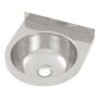 Round Wall Hand Basin 365mm Stainless Steel HBR thumbnail