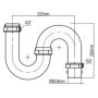 50mm S Trap Copper Chrome BSP Loose Nut thumbnail
