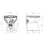 Saniflo Sanicompact 43 Macerating Toilet Suite SA106 - 1 Available Inlet    thumbnail