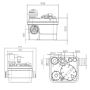 Saniflo Sanicubic 1 WP Sewer Macerator Pumping Station SA107 Single Motor thumbnail