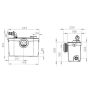 Saniflo Sanipro Toilet Macerator Pump SA96 - 4 Available Inlets thumbnail