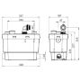 Saniflo Sanispeed Grey Water Waste Pump SA101 Commercial - 4 Available Inlets thumbnail
