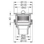 90mm Scrap Trap Cast Sink Waste Arrestor 304 Stainless SCRAP-S-90 thumbnail