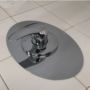 Shower Mixer Fixer Flat Cover Plate Chrome Brass 300mm thumbnail