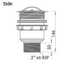 Sink Basket Waste Arrestor 90mm 3Monkeez SSBW dimensions  thumbnail