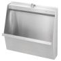 2400mm Standard Wall Hung Stainless Urinal 2 x Top Entry Inlets / Centre Outlet M-SWHUR-2400C thumbnail