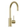 Stiebel Eltron Brushed Gold Goose Neck Open Vented Sink Mixer 207885 thumbnail