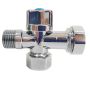 Swivel Nut Combination Tritec Dishwasher Dual Isolation Valve Chrome C&P thumbnail