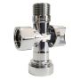Swivel Nut Combination Tritec Dishwasher Dual Isolation Valve Chrome C&P thumbnail