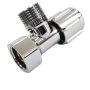 Swivel Nut Mini Cistern Stop Chrome 1/4 Turn 15mm 1/2" C&P  thumbnail