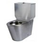 Wall Faced Toilet Suite Close Couple P Trap Stainless Steel WC-SSWFCCP thumbnail