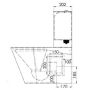 Wall Faced Toilet Suite Close Couple P Trap Stainless Steel WC-SSWFCCP  thumbnail