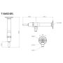 Wall Mount Lever Handle Bottle Filler Stainless Steel T3MSSBFL  thumbnail