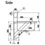 1800mm PWD Wall Mount Wash & Bubbler Trough Right Outlet 304 Stainless Steel PWD-1800R thumbnail