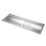 2400mm Wallsend Pattern Wash & Bubbler Trough Centre Outlet 304 Stainless Steel PT-7-2400 thumbnail