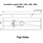 2400mm Wallsend Pattern Wash & Bubbler Trough Centre Outlet 304 Stainless Steel PT-7-2400 thumbnail