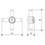 Whitehall Easy Clean Tap Handle & Buttons (Pair) thumbnail
