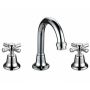 Whitehall Ezy Clean Basin Tap Set Goose Neck Outlet Ceramic Disc     thumbnail