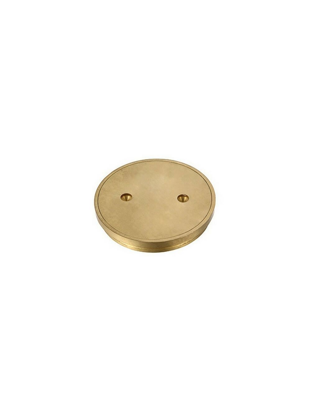 100mm Floor Clear Out Brass Round Suit PVC FLG13