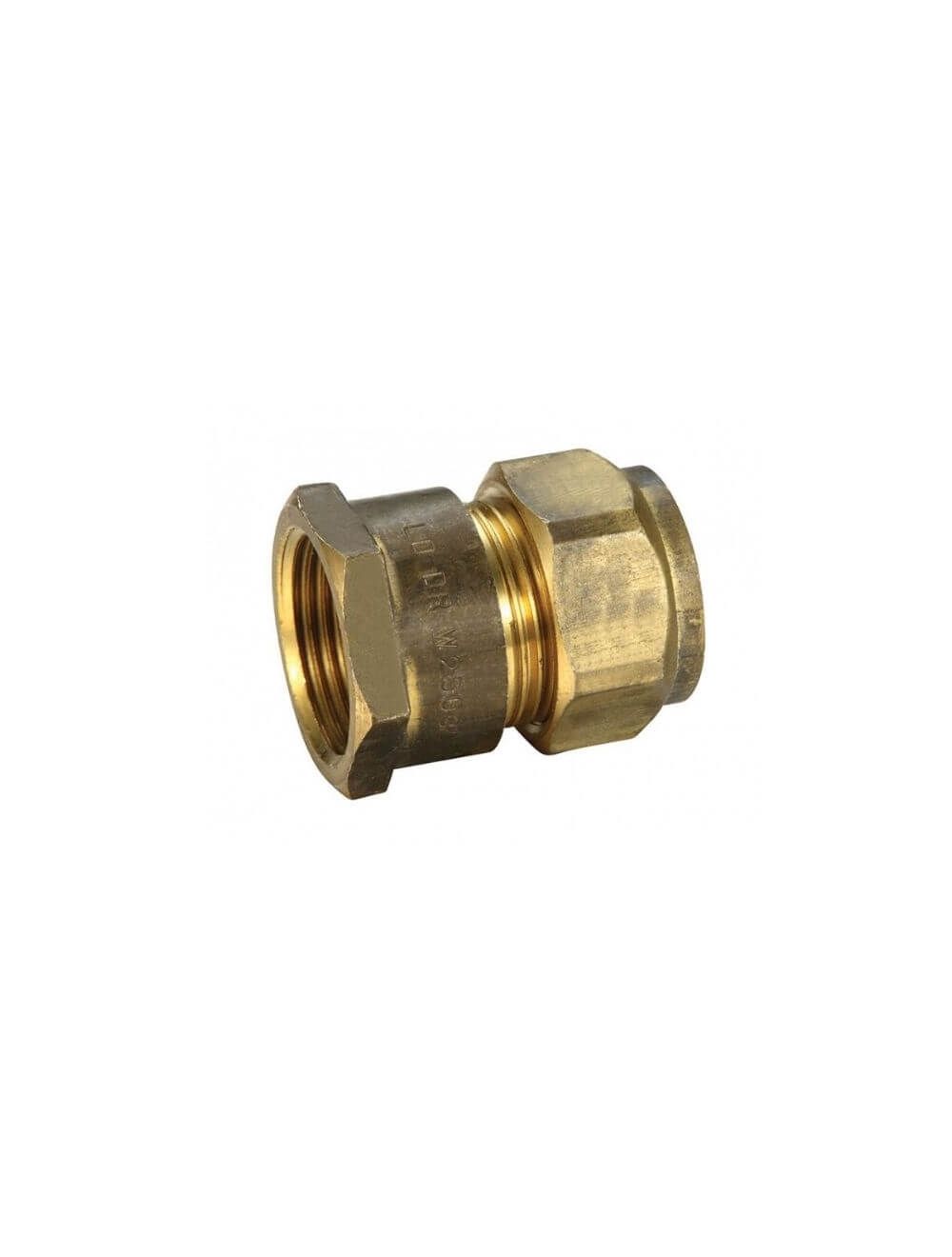15mm Female X 15C Union Copper Olive Compression BSP 1/2