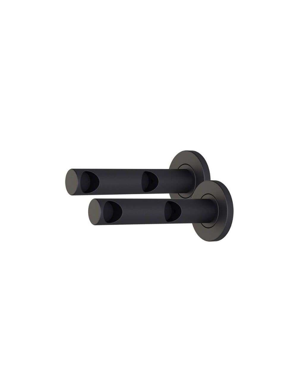 Matte black towel rail 900mm hot sale