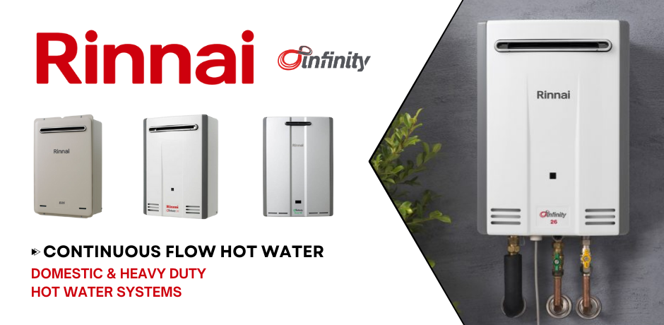 Rinnai Hot Water Units Continuous Flow Gas
