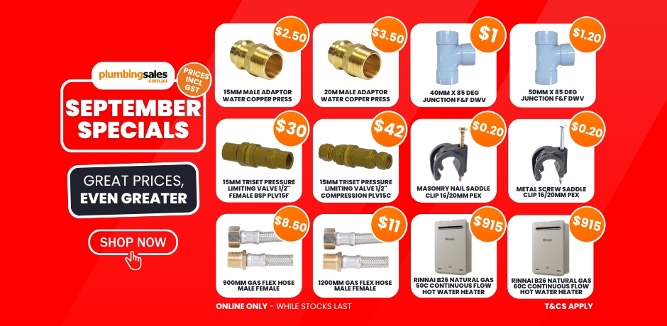 SEPTEMBER Monthly Specials